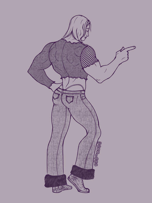 Full Body Line-art with details