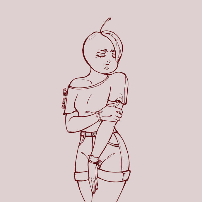 Object-head Line-art